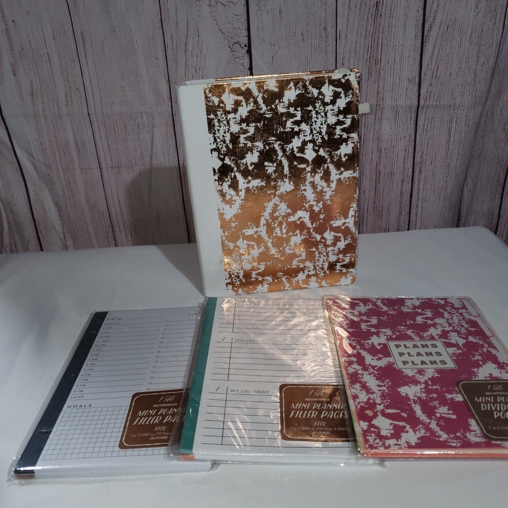 🆕Mini day planner set schedule organizer